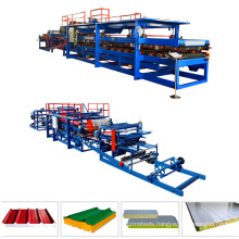 Composite Steel Sheet EPS Roof And Wall Polyurethane Sandwich Panel Press Machine